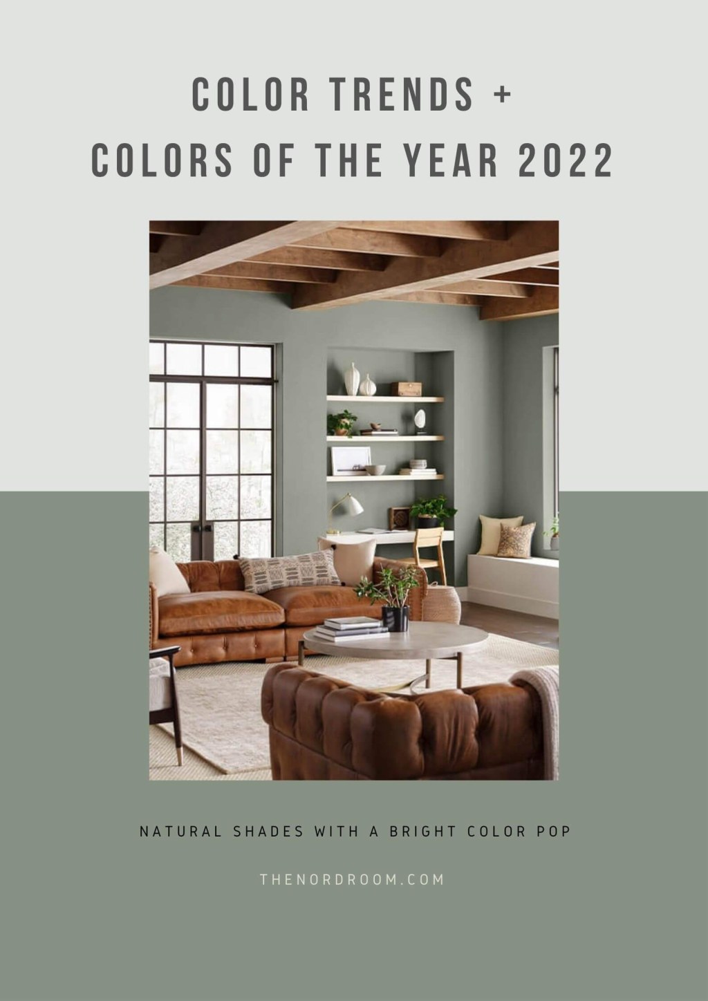 home decor color trends natural hues with bright pops the