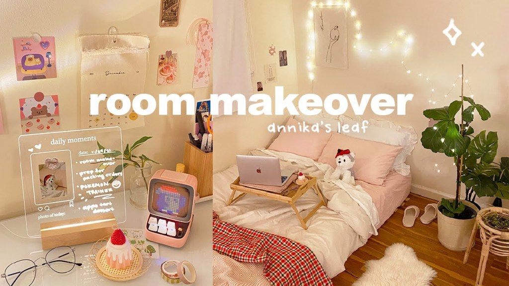 room makeovers - room makeover 🎈🧸 pinterest, minimalist aesthetic, cozy bedroom interior  transformation
